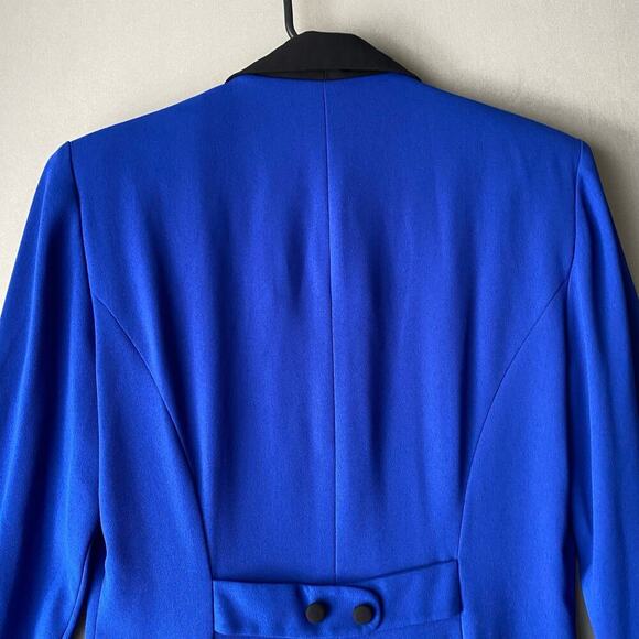 CHAUS Charles sz‎ 6 vintage embroidered  worked career pencil dress - Picture 8 of 10